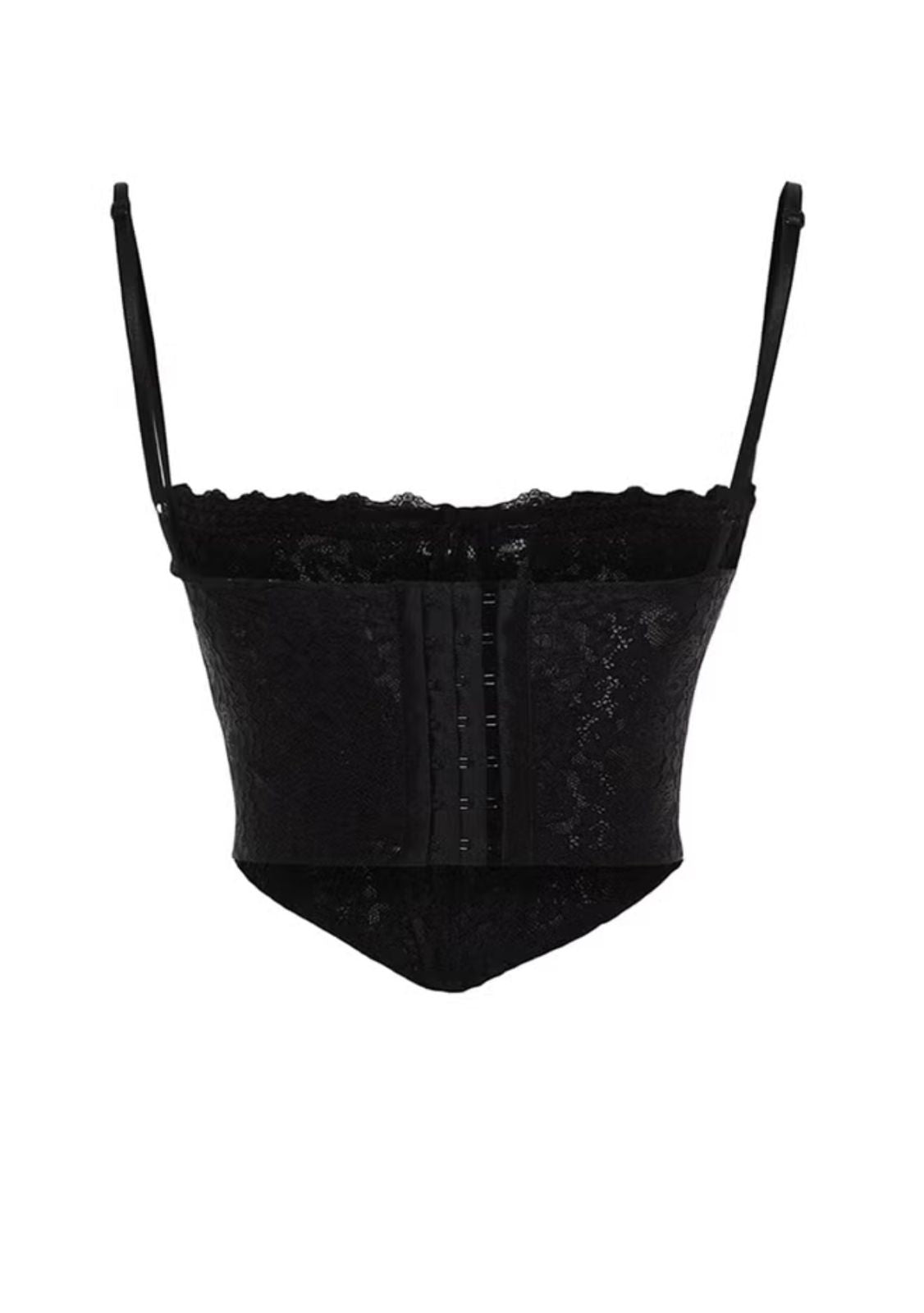 Chic Black Lace Camisole Top